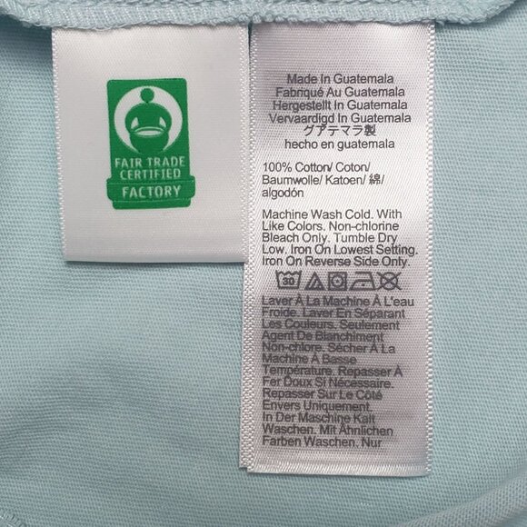 J.Crew Factory Sporty Dogs Graphic Tee Women Medium Light Blue SS Collectors Tee - Picture 10 of 16